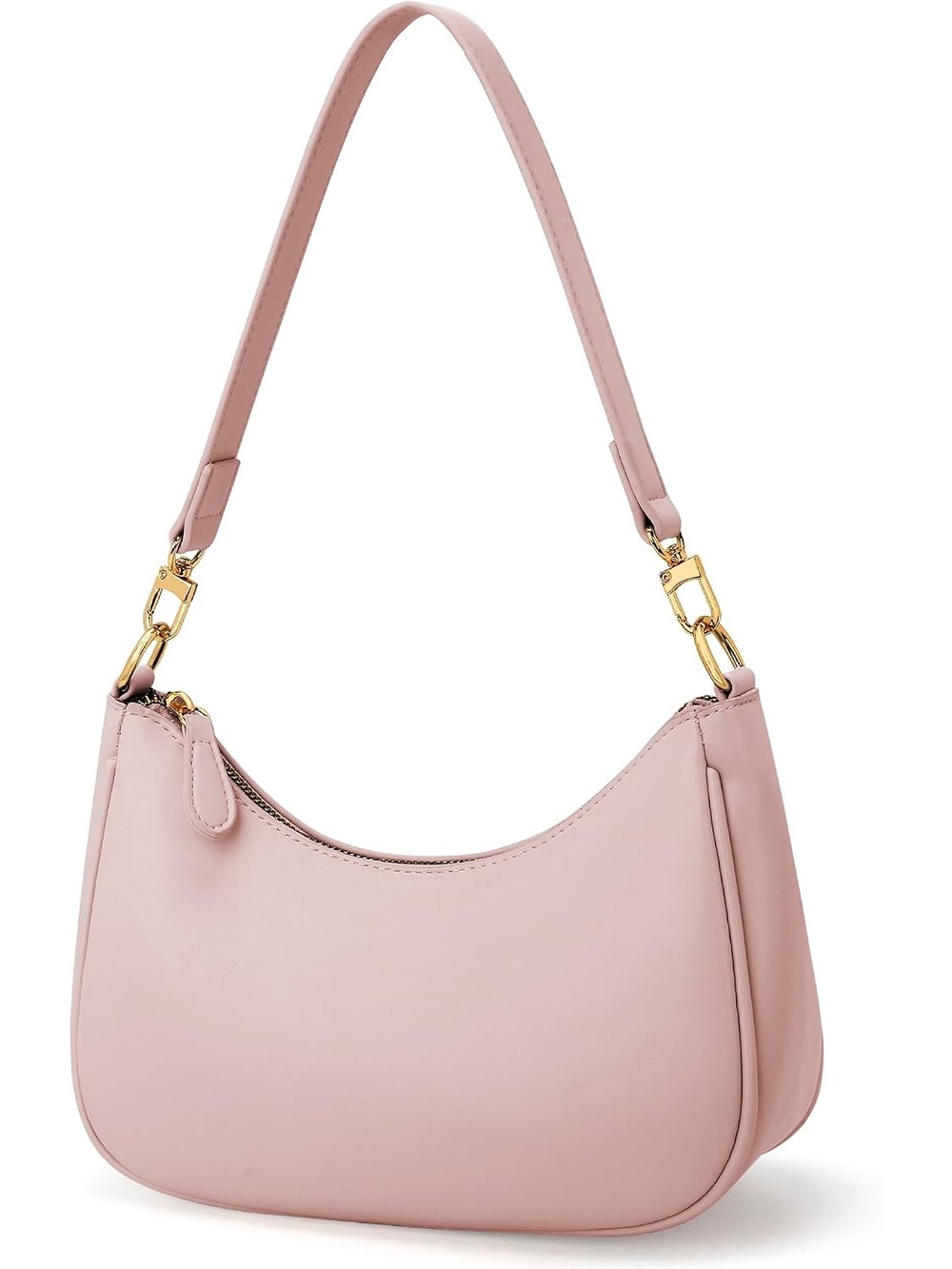 〽️ Women's Pink Cute Hobo Clutch Purses Zipper Tote Shoulder Handbags